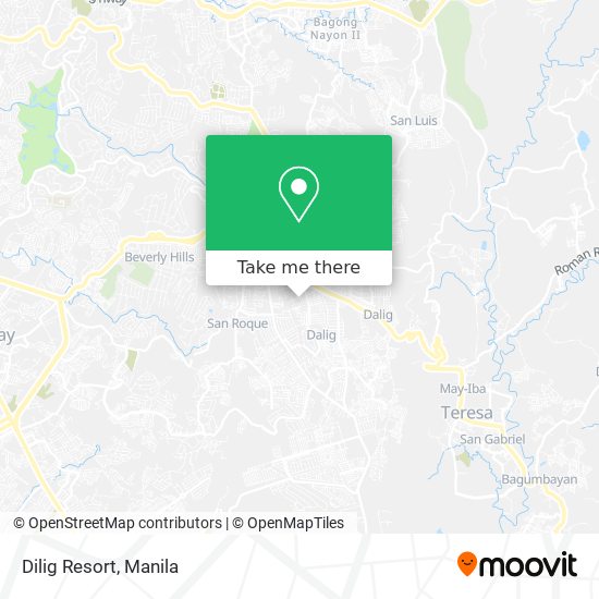 Dilig Resort map