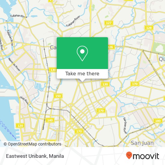 Eastwest Unibank map