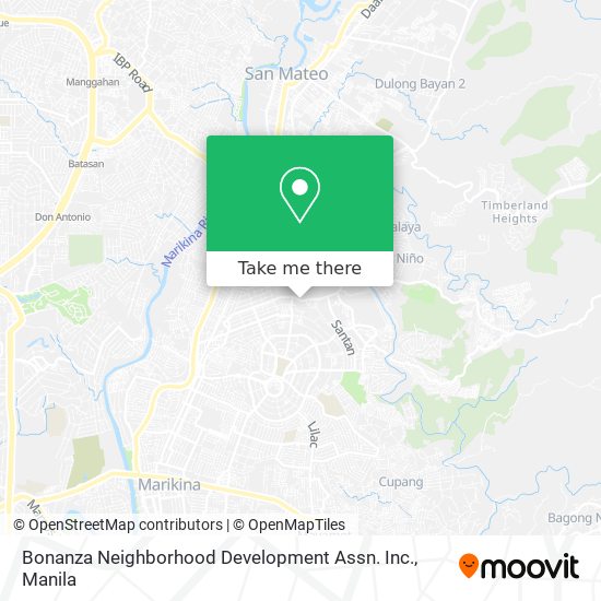 Bonanza Neighborhood Development Assn. Inc. map