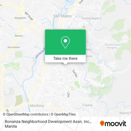 Bonanza Neighborhood Development Assn. Inc. map