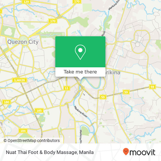 Nuat Thai Foot & Body Massage map