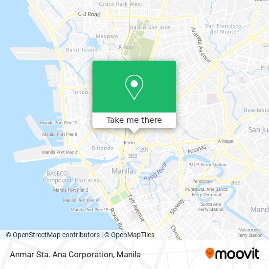 Anmar Sta. Ana Corporation map