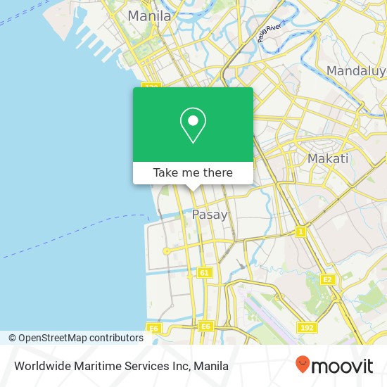 Worldwide Maritime Services Inc map