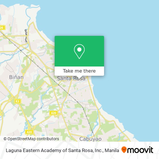 Laguna Eastern Academy of Santa Rosa, Inc. map