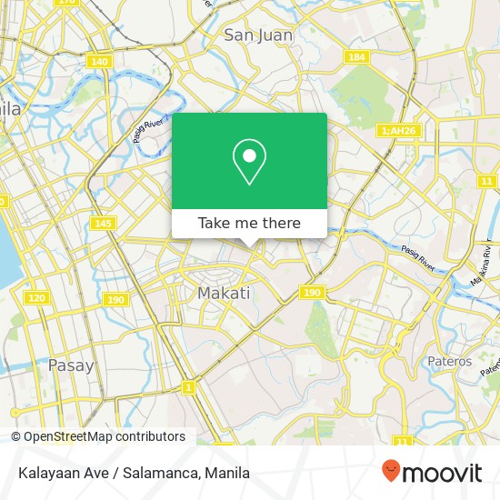 Kalayaan Ave / Salamanca map