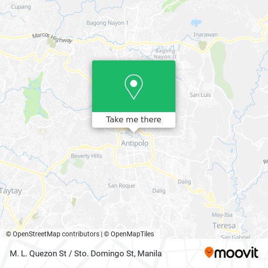 M. L. Quezon St / Sto. Domingo St map