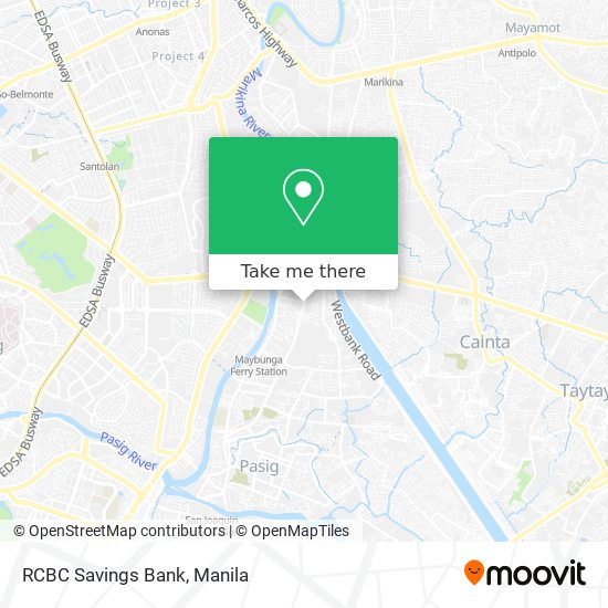 RCBC Savings Bank map