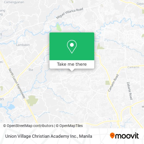 Union Village Christian Academy Inc. map