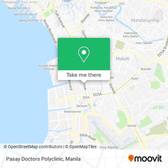 Pasay Doctors Polyclinic map