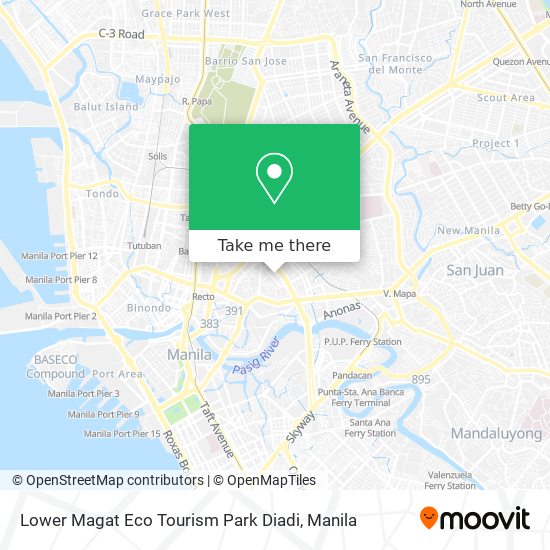 Lower Magat Eco Tourism Park Diadi map