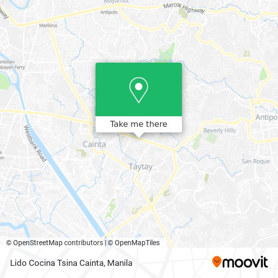 Lido Cocina Tsina Cainta map