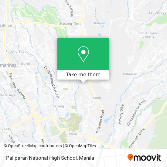 Paliparan National High School map