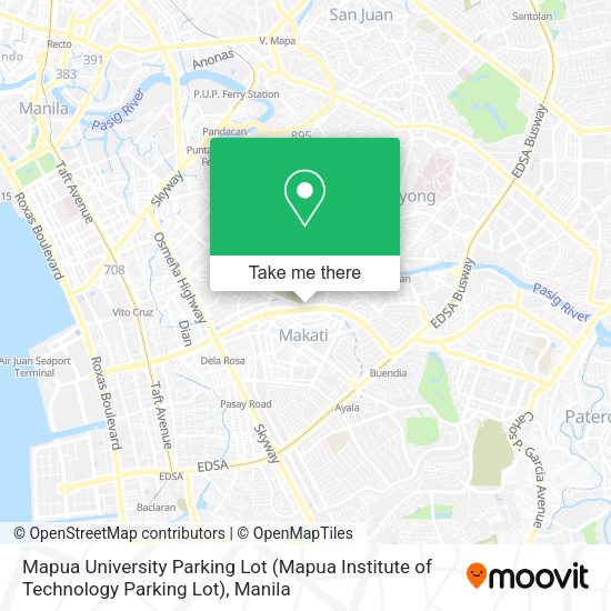 Mapua University Parking Lot (Mapua Institute of Technology Parking Lot) map