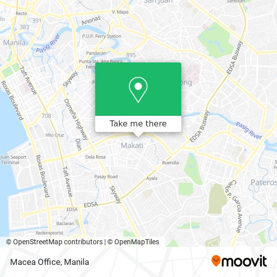 Macea Office map