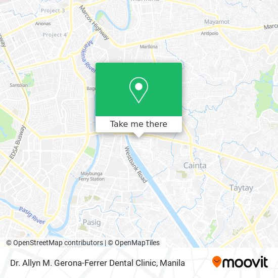 Dr. Allyn M. Gerona-Ferrer Dental Clinic map