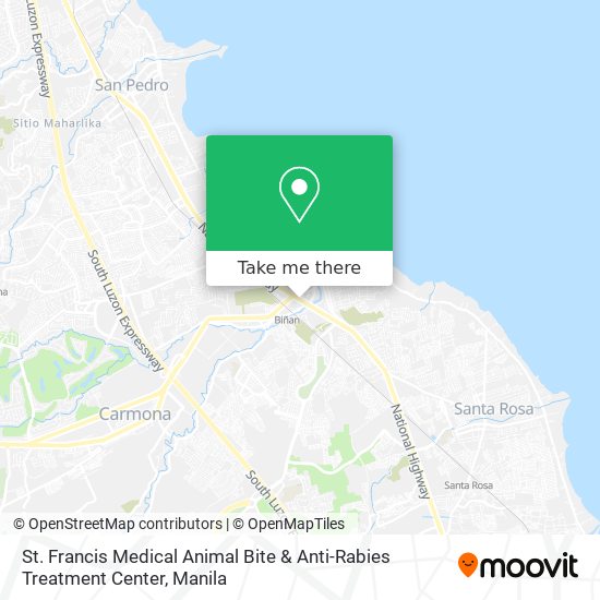 St. Francis Medical Animal Bite & Anti-Rabies Treatment Center map