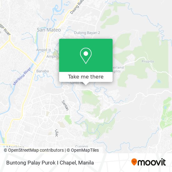 Buntong Palay Purok I Chapel map