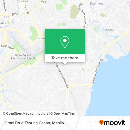 Omni Drug Testing Center map