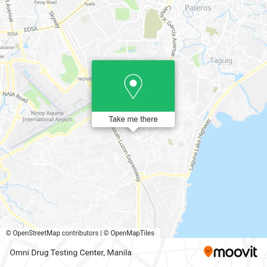 Omni Drug Testing Center map