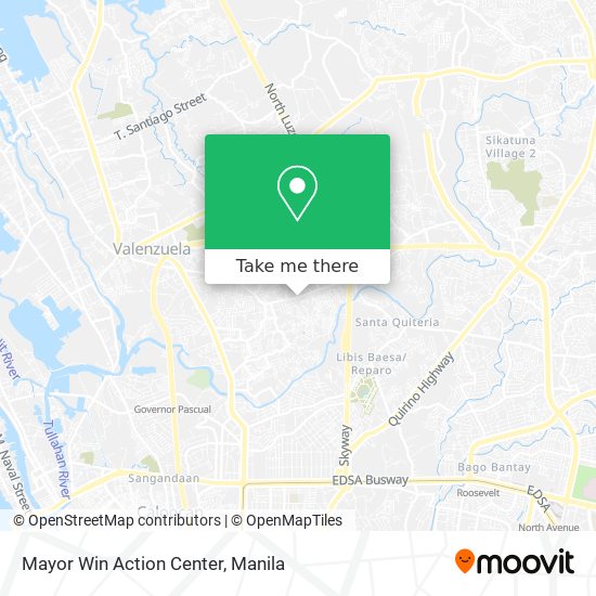Mayor Win Action Center map