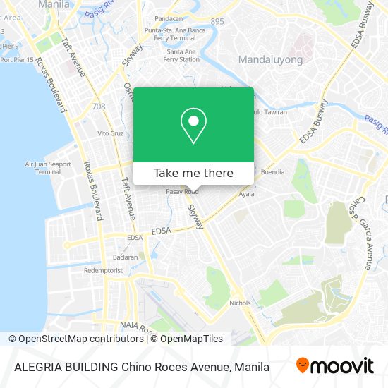 ALEGRIA BUILDING Chino Roces Avenue map