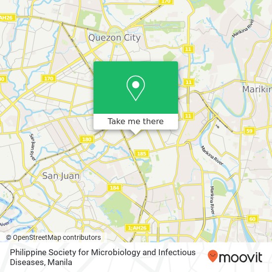 Philippine Society for Microbiology and Infectious Diseases map