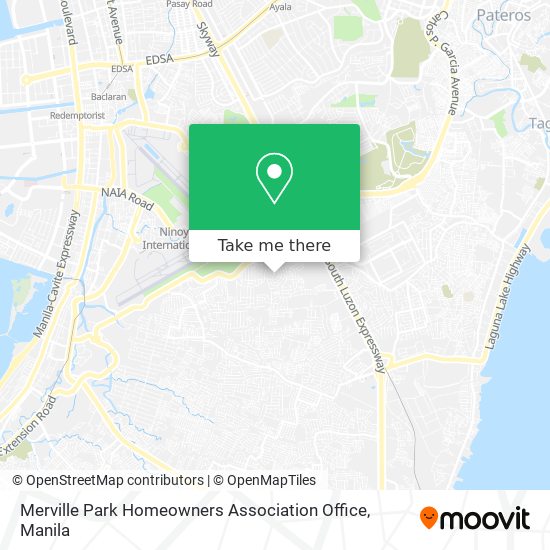 Merville Park Homeowners Association Office map