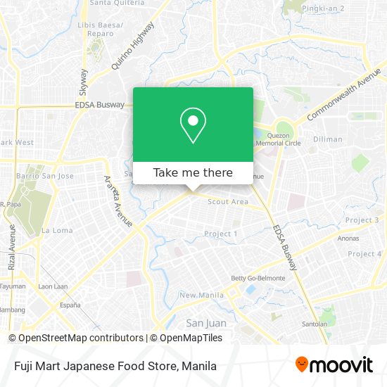 Fuji Mart Japanese Food Store map