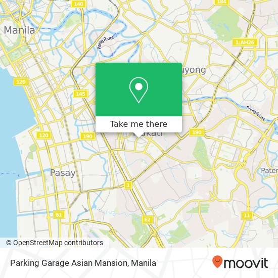 Parking Garage Asian Mansion map