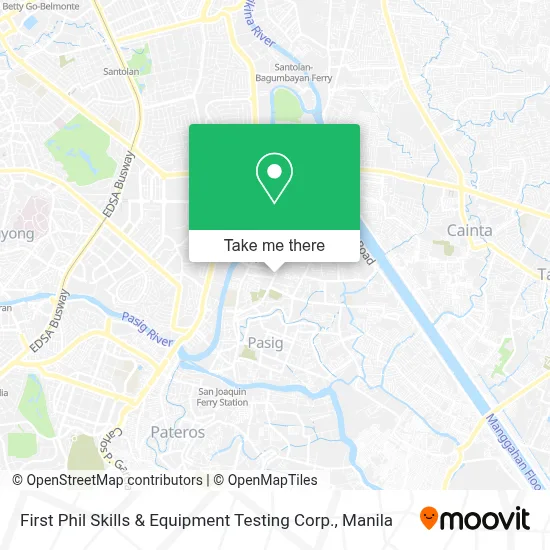 First Phil Skills & Equipment Testing Corp. map