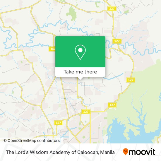 The Lord's Wisdom Academy of Caloocan map