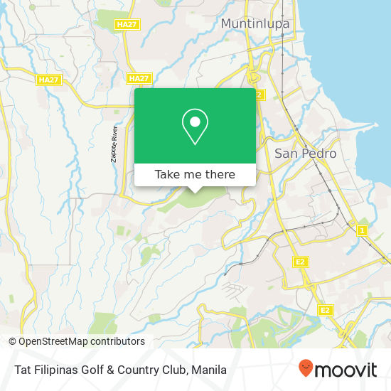 Tat Filipinas Golf & Country Club map