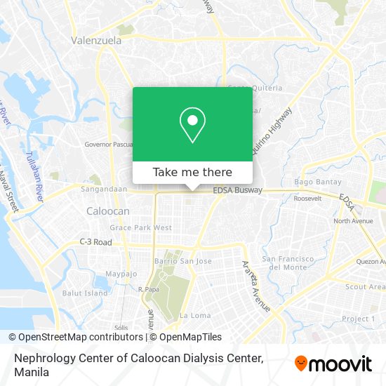 Nephrology Center of Caloocan Dialysis Center map