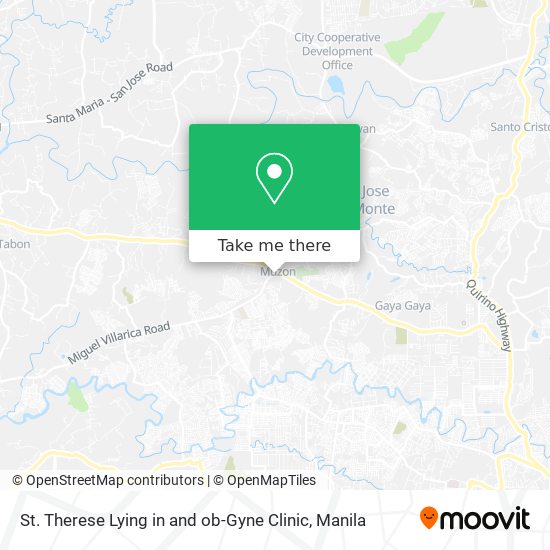 St. Therese Lying in and ob-Gyne Clinic map