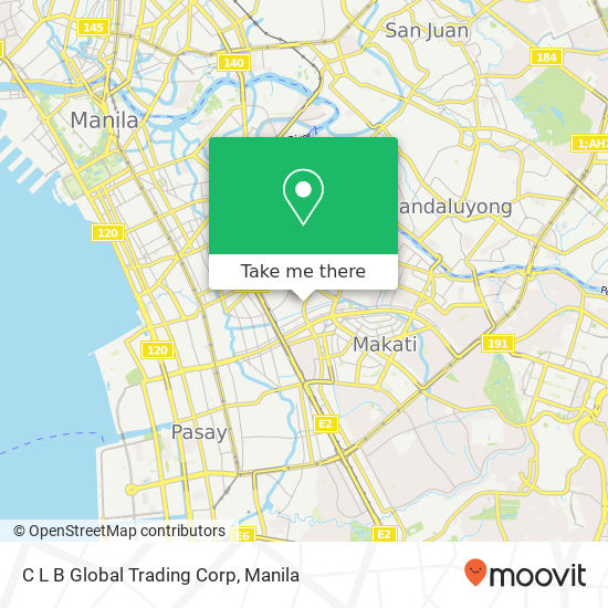C L B Global Trading Corp map