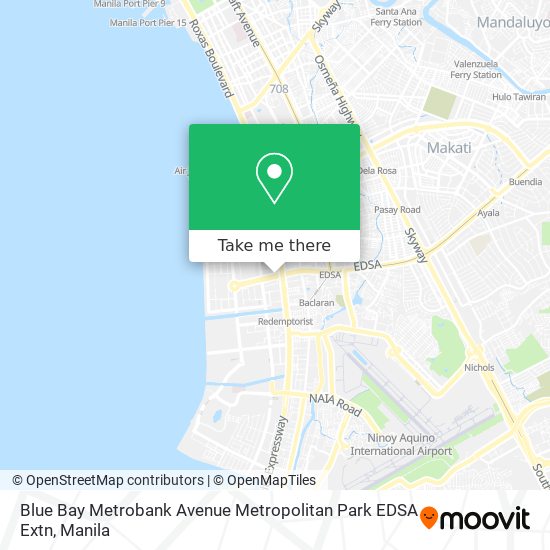 How to get to Blue Bay Metrobank Avenue Metropolitan Park EDSA