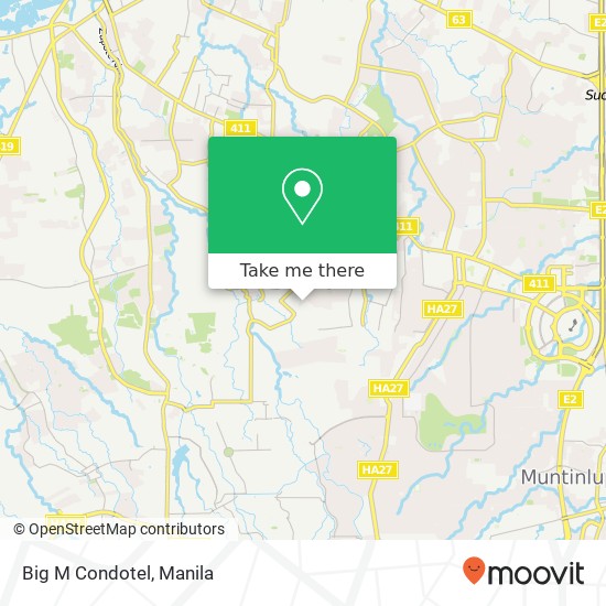 Big M Condotel map