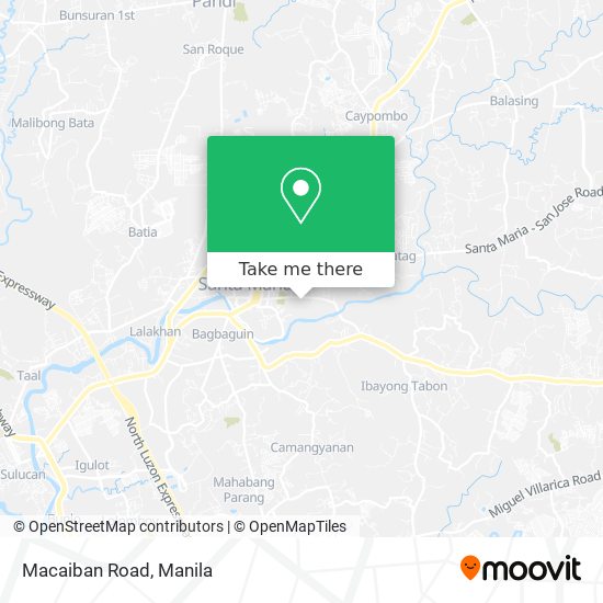 Macaiban Road map