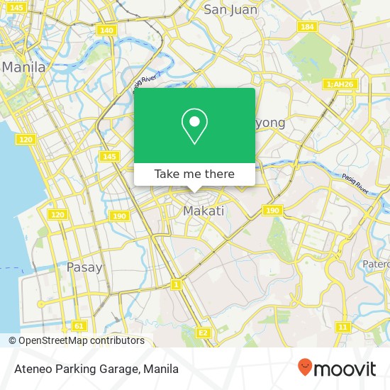 Ateneo Parking Garage map