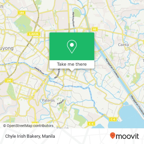 Chyle Irish Bakery map