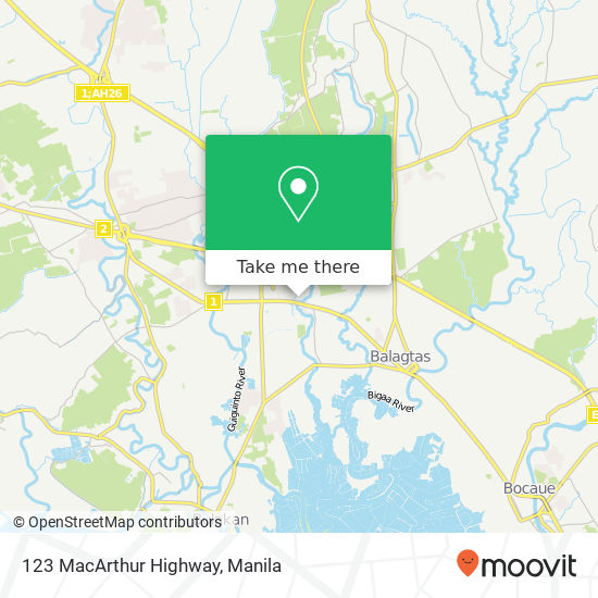 123 MacArthur Highway map