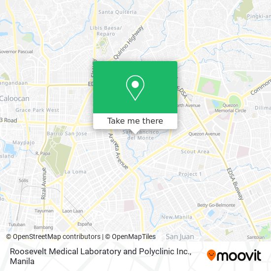 Roosevelt Medical Laboratory and Polyclinic Inc. map