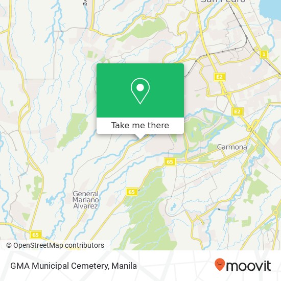 GMA Municipal Cemetery map