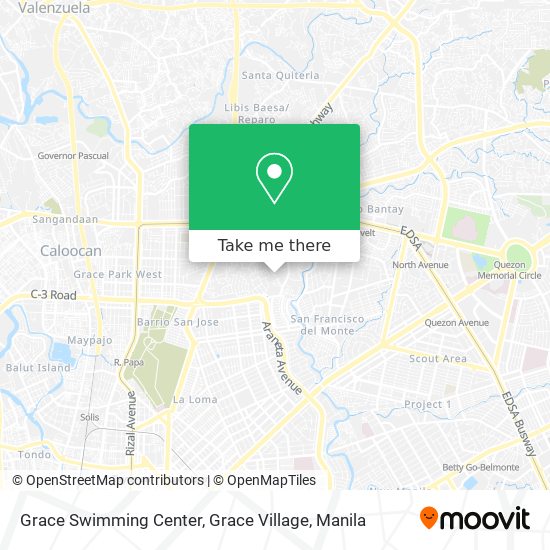 Grace Swimming Center, Grace Village map