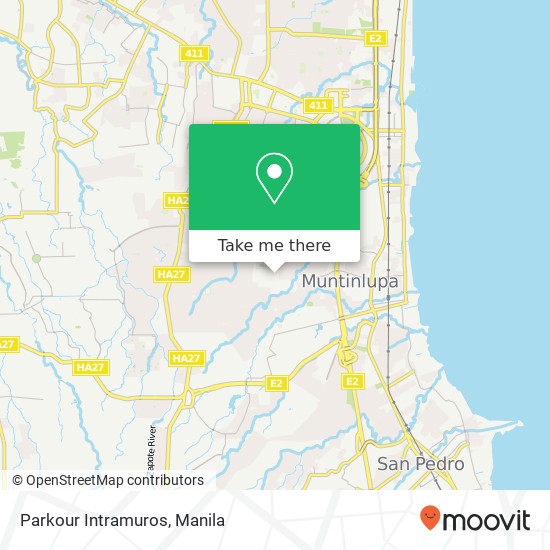 Parkour Intramuros map