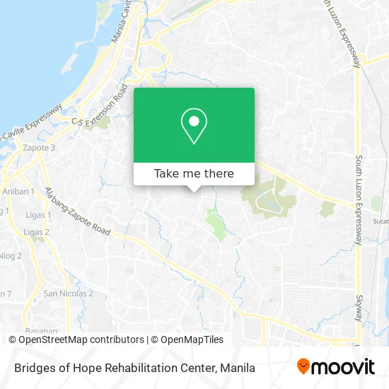 Bridges of Hope Rehabilitation Center map