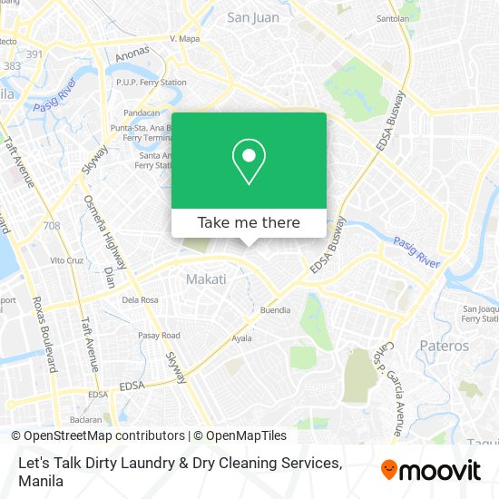Let's Talk Dirty Laundry & Dry Cleaning Services map