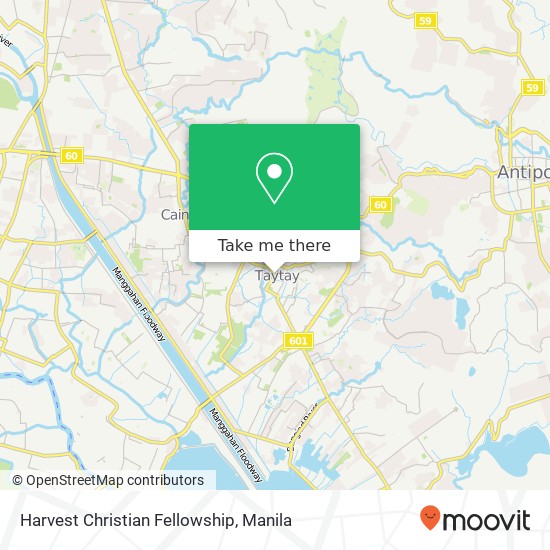 Harvest Christian Fellowship map