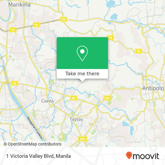 1 Victoria Valley Blvd map