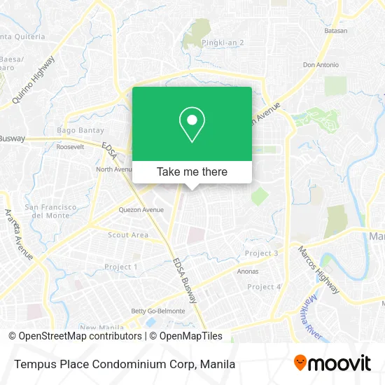 Tempus Place Condominium Corp map